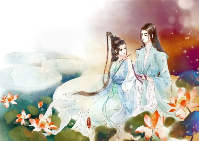 高清古風(fēng)情侶圖集(52張)，超恩愛甜蜜的古風(fēng)圖片