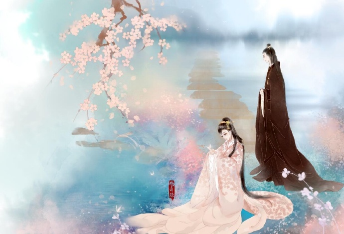 高清古風(fēng)情侶圖集(52張)，超恩愛甜蜜的古風(fēng)圖片