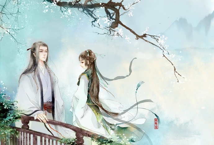 高清古風(fēng)情侶圖集(52張)，超恩愛甜蜜的古風(fēng)圖片