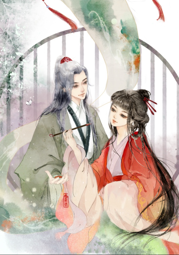 高清古風(fēng)情侶圖集(52張)，超恩愛甜蜜的古風(fēng)圖片