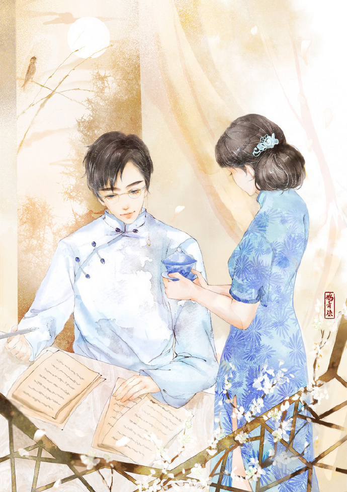 高清古風(fēng)情侶圖集(52張)，超恩愛甜蜜的古風(fēng)圖片