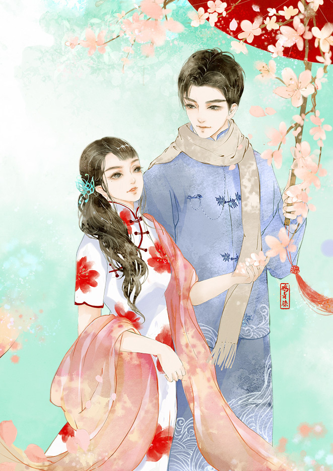 高清古風(fēng)情侶圖集(52張)，超恩愛甜蜜的古風(fēng)圖片