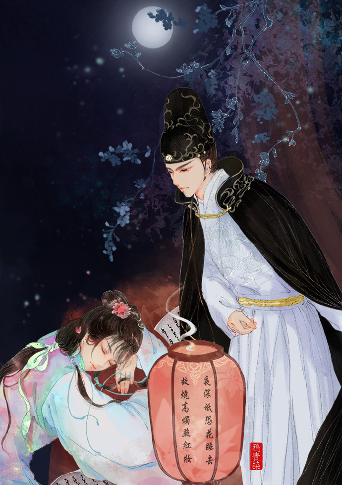 高清古風(fēng)情侶圖集(52張)，超恩愛甜蜜的古風(fēng)圖片