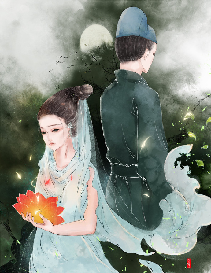 高清古風(fēng)情侶圖集(52張)，超恩愛甜蜜的古風(fēng)圖片