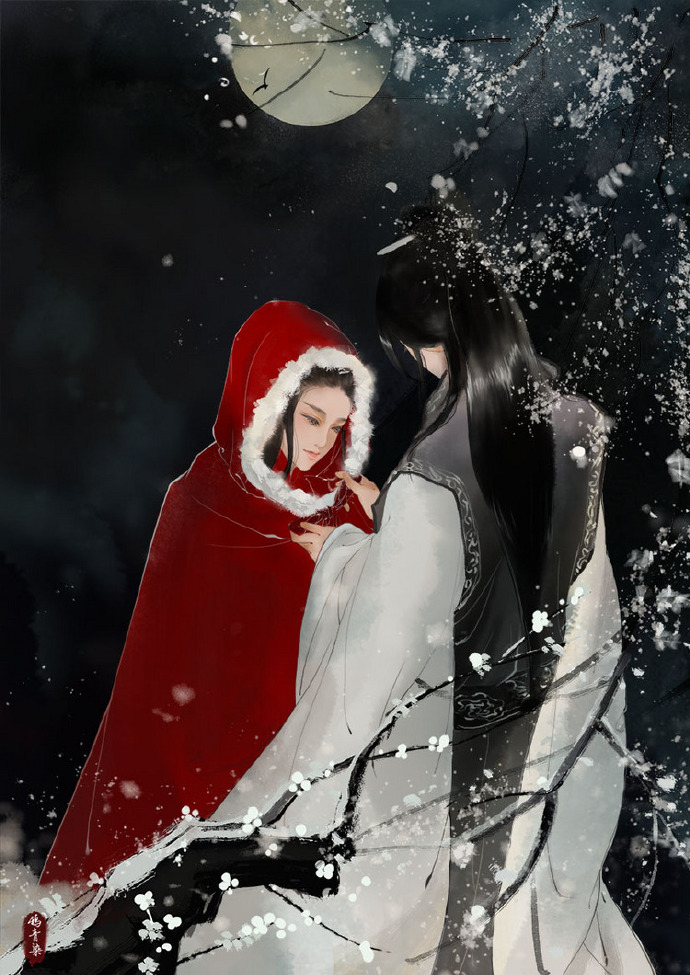 高清古風(fēng)情侶圖集(52張)，超恩愛甜蜜的古風(fēng)圖片