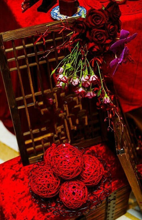 最美中國(guó)傳統(tǒng)婚禮，中式婚禮的一抹紅