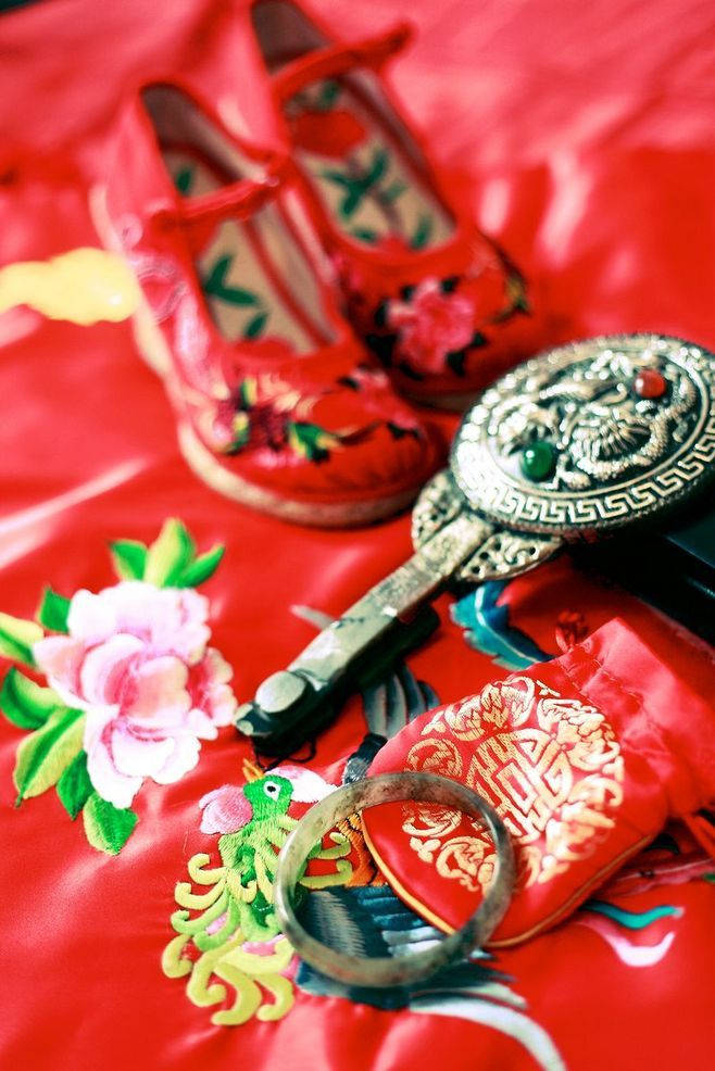 最美中國(guó)傳統(tǒng)婚禮，中式婚禮的一抹紅