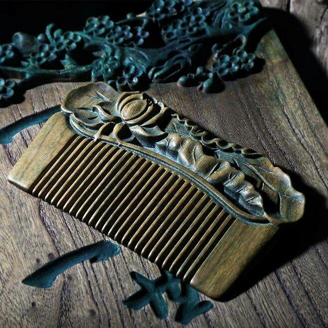 一組古風(fēng)梳子飾品，品味古典韻味之美