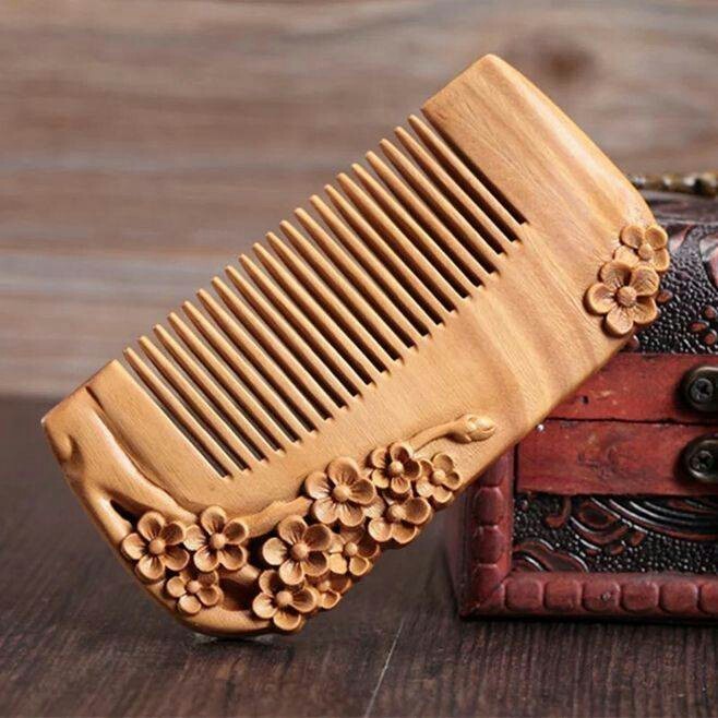 一組古風(fēng)梳子飾品，品味古典韻味之美