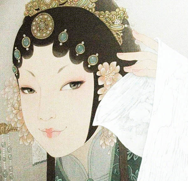 超美的京劇花旦人物圖集，可做頭像的花旦人物