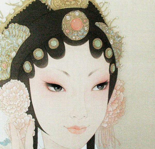 超美的京劇花旦人物圖集，可做頭像的花旦人物