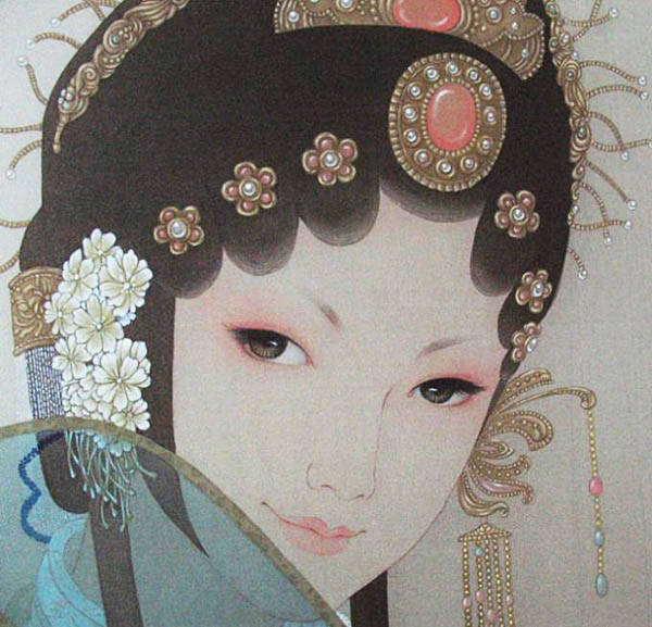 超美的京劇花旦人物圖集，可做頭像的花旦人物
