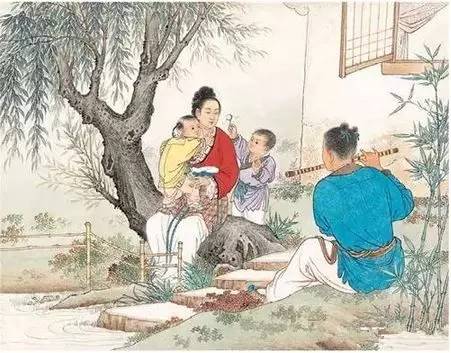 七夕賞最美《牛郎織女》連環(huán)畫(huà)，墨浪作品