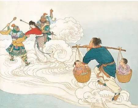 七夕賞最美《牛郎織女》連環(huán)畫(huà)，墨浪作品