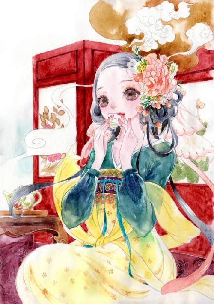 可愛古風(fēng)女子圖集，超萌的古風(fēng)圖片