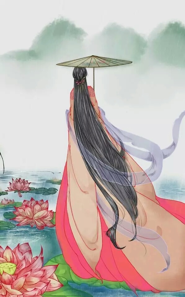 古風(fēng)女子背影圖集，一襲優(yōu)雅背影美呆眾人