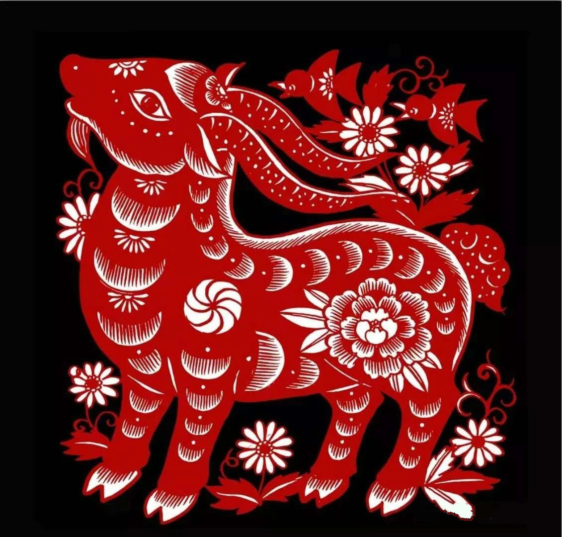 紅與黑的剪紙藝術(shù)，曹文峰十二生肖剪紙作品