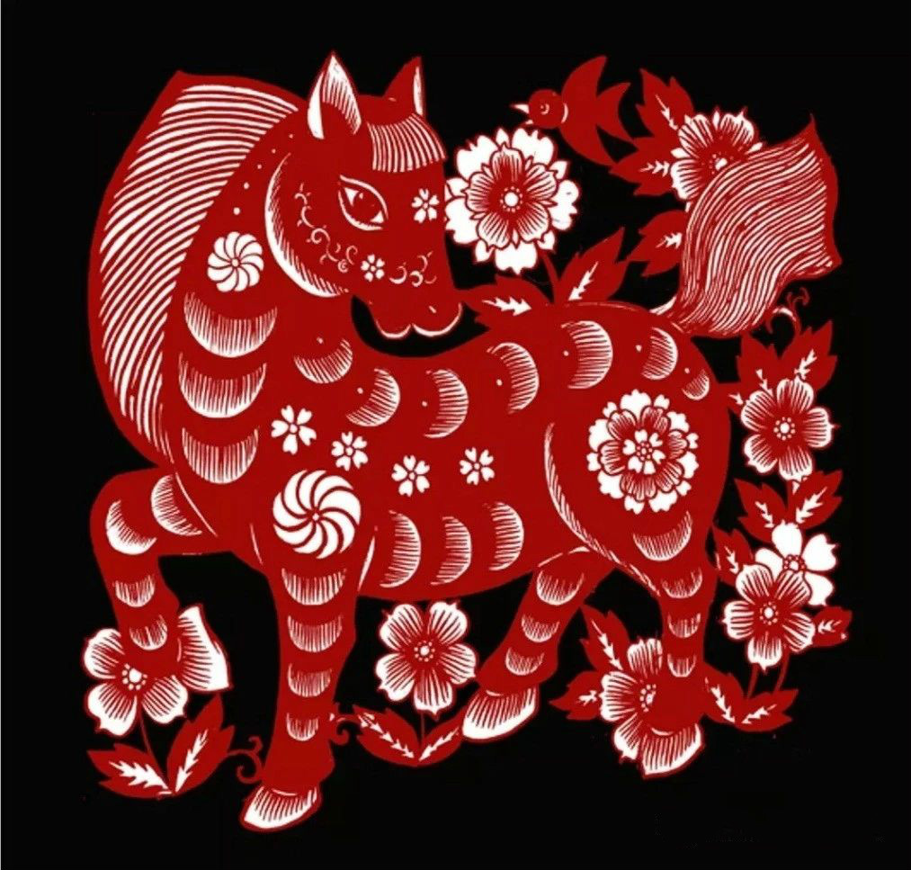 紅與黑的剪紙藝術(shù)，曹文峰十二生肖剪紙作品