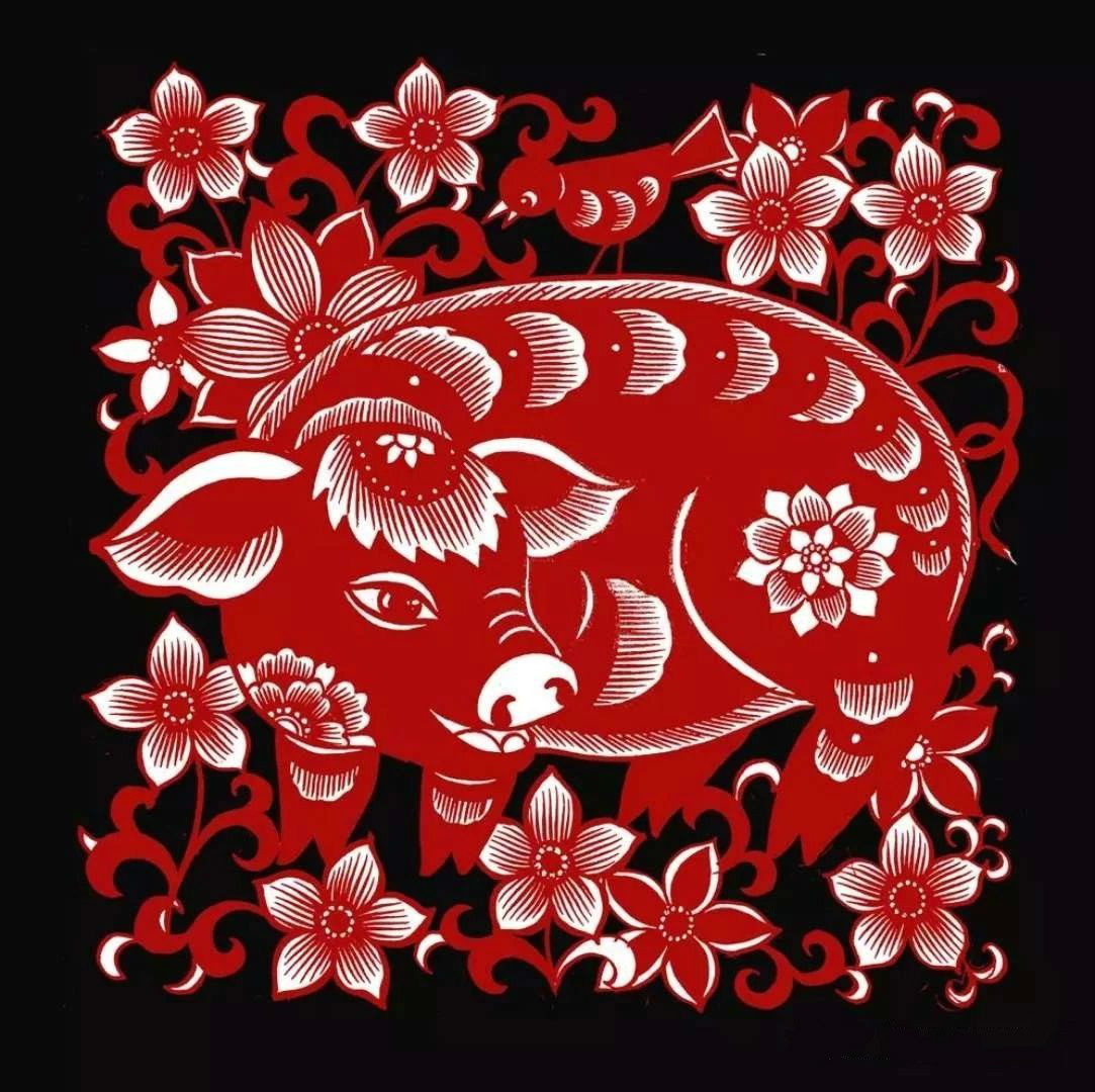 紅與黑的剪紙藝術(shù)，曹文峰十二生肖剪紙作品