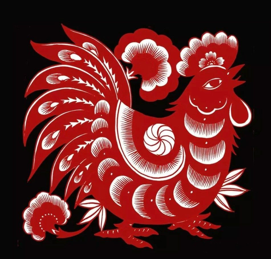 紅與黑的剪紙藝術(shù)，曹文峰十二生肖剪紙作品