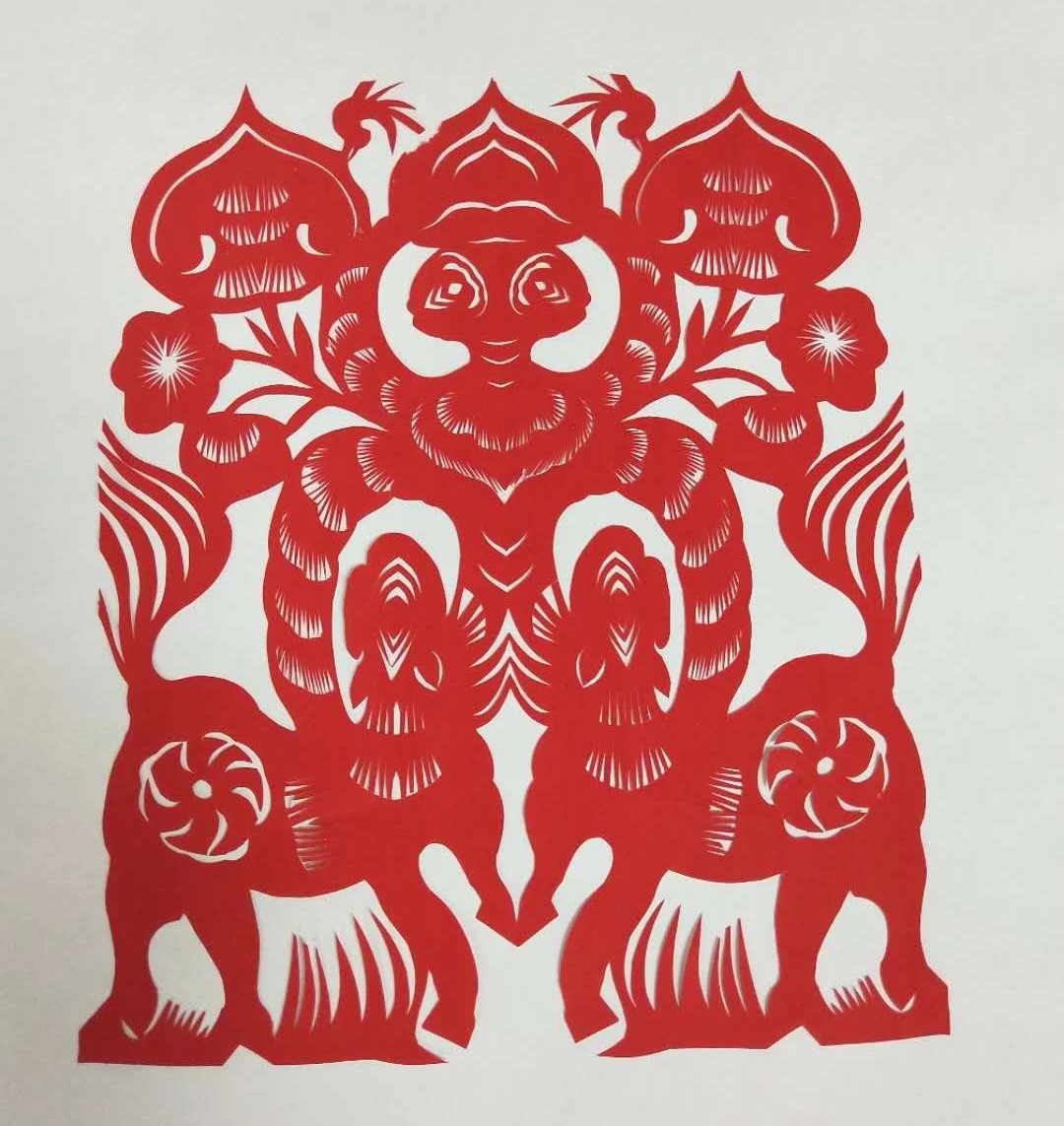 纖手巧剪妙生肖，韓春霞十二生肖剪紙作品
