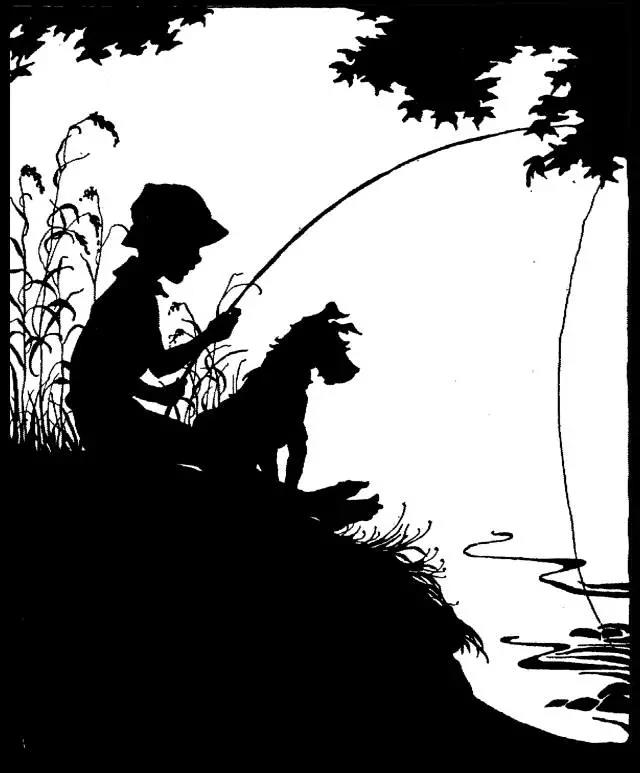 黑白童趣剪紙(26張)，西方剪影作品欣賞