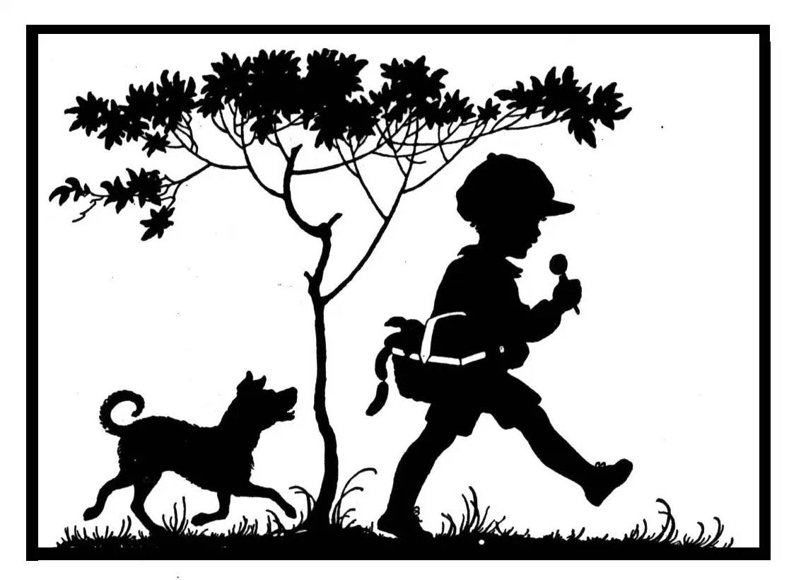 黑白童趣剪紙(26張)，西方剪影作品欣賞