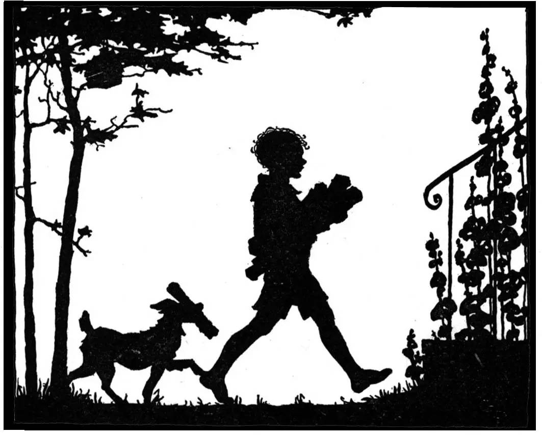 黑白童趣剪紙(26張)，西方剪影作品欣賞