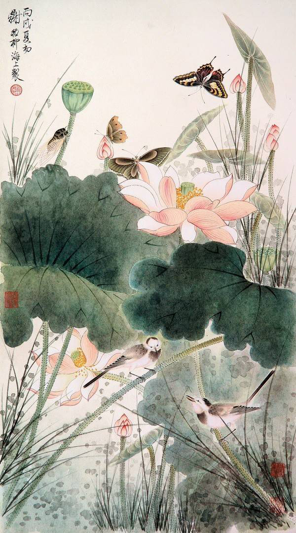 超美國(guó)畫圖集欣賞(52張)，高清國(guó)畫圖片賞析