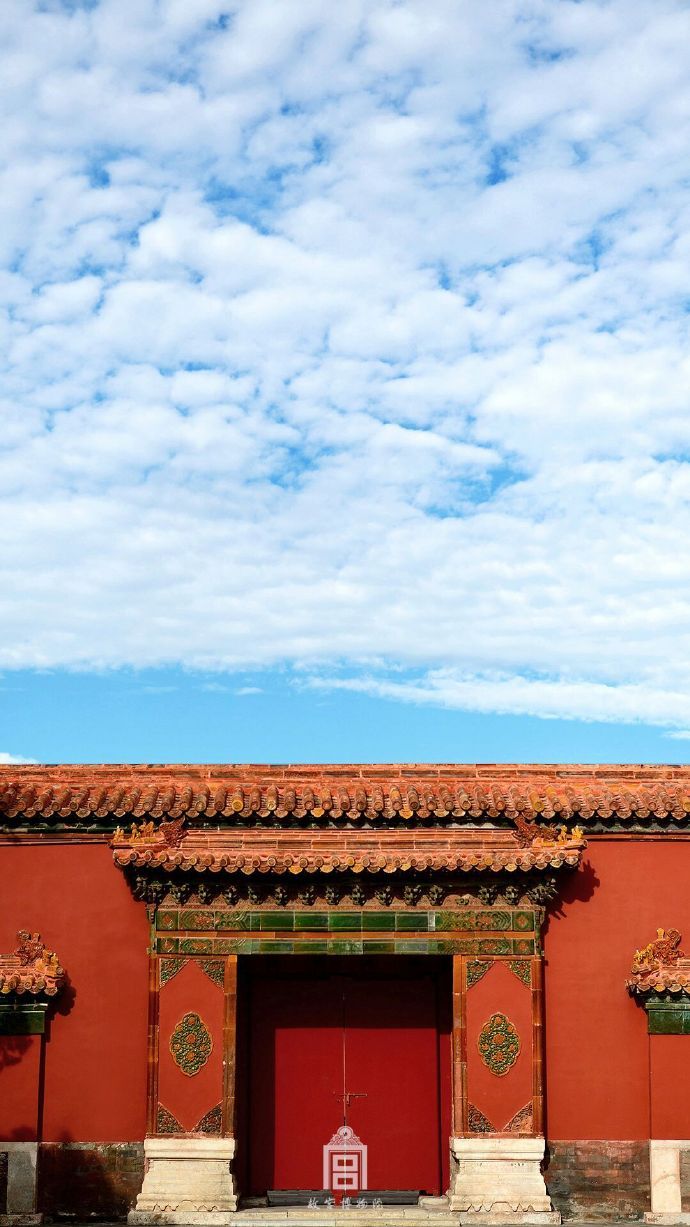 超美故宮古建筑圖片，紫禁之巔白云無盡