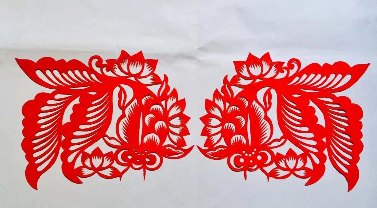 信手剪花花燦爛(20張)，張彬老師剪紙作品