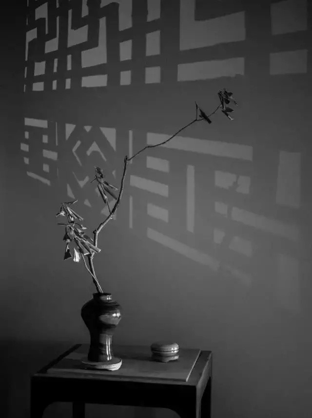 超有意境的瓶花藝術(shù)，一組簡約中國瓶花藝術(shù)