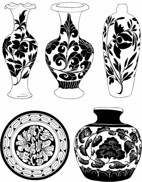 青花瓷素材圖案欣賞，中國傳統(tǒng)藝術(shù)就是這么美