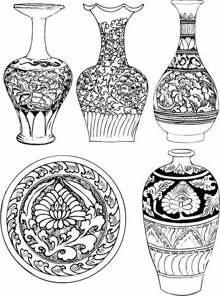 青花瓷素材圖案欣賞，中國傳統(tǒng)藝術(shù)就是這么美