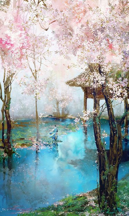 四季系列古風(fēng)壁紙圖集，超美的手機(jī)壁紙圖片