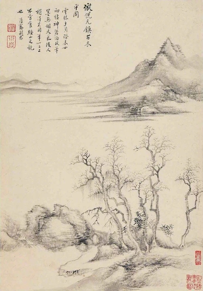國(guó)畫(huà)山水圖集(41張)，高清國(guó)畫(huà)圖片欣賞