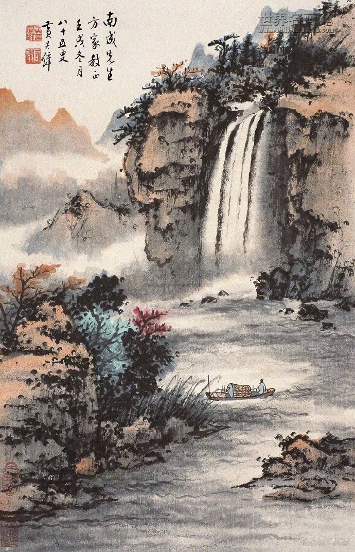 國(guó)畫(huà)山水圖集(41張)，高清國(guó)畫(huà)圖片欣賞