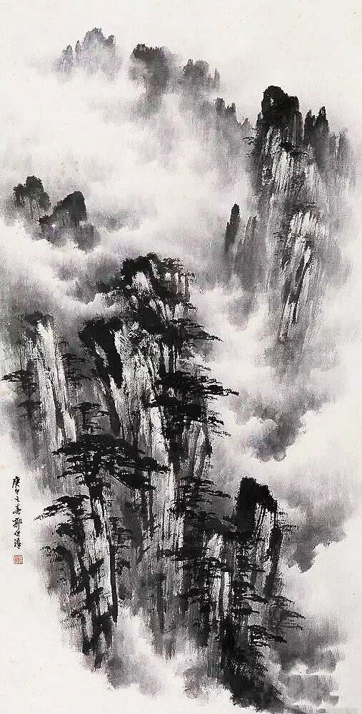 國(guó)畫(huà)山水圖集(41張)，高清國(guó)畫(huà)圖片欣賞