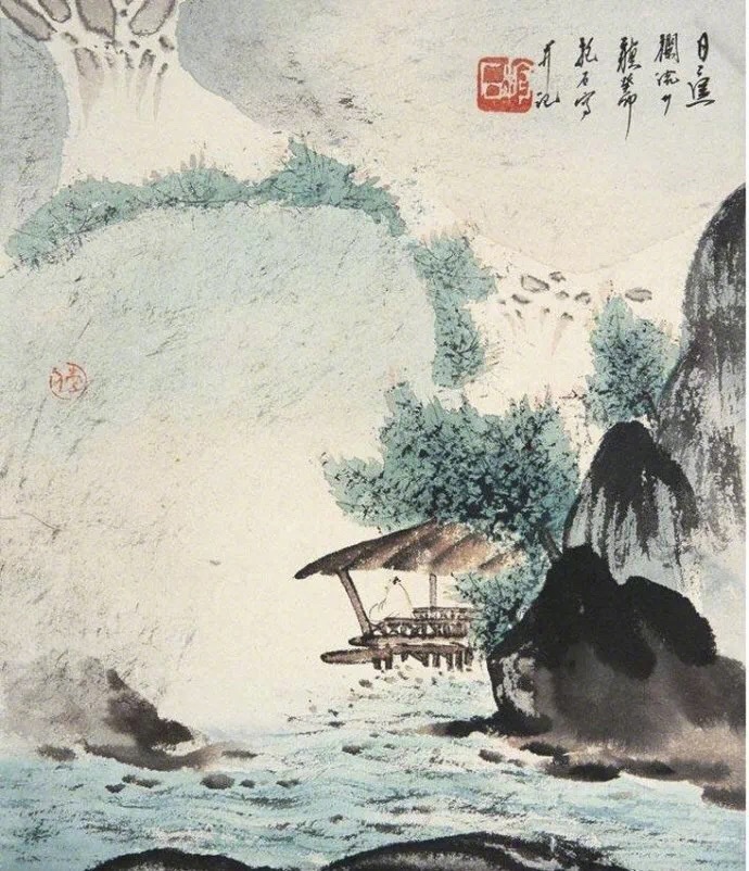 國(guó)畫(huà)山水圖集(41張)，高清國(guó)畫(huà)圖片欣賞