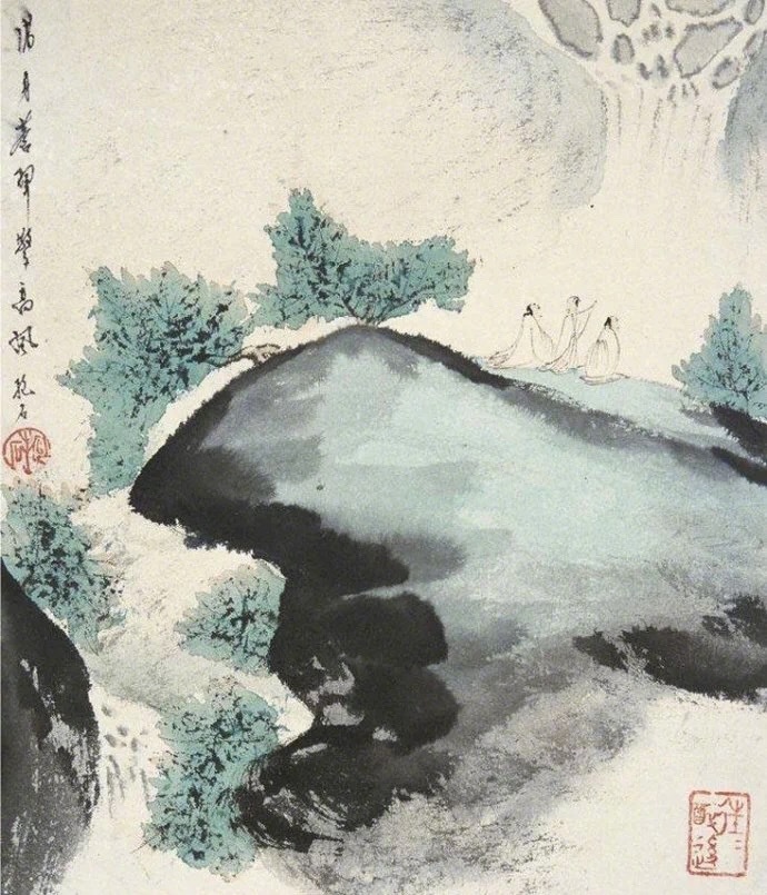 國(guó)畫(huà)山水圖集(41張)，高清國(guó)畫(huà)圖片欣賞
