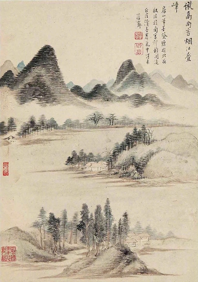 國(guó)畫(huà)山水圖集(41張)，高清國(guó)畫(huà)圖片欣賞
