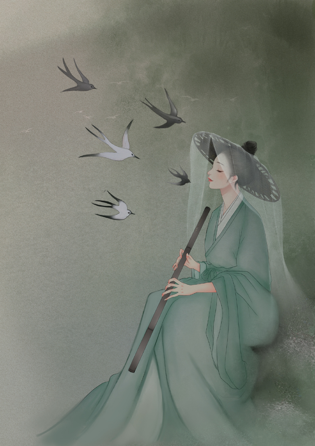 氣質(zhì)韻味的古風(fēng)女子，一組唯美高清古風(fēng)圖片