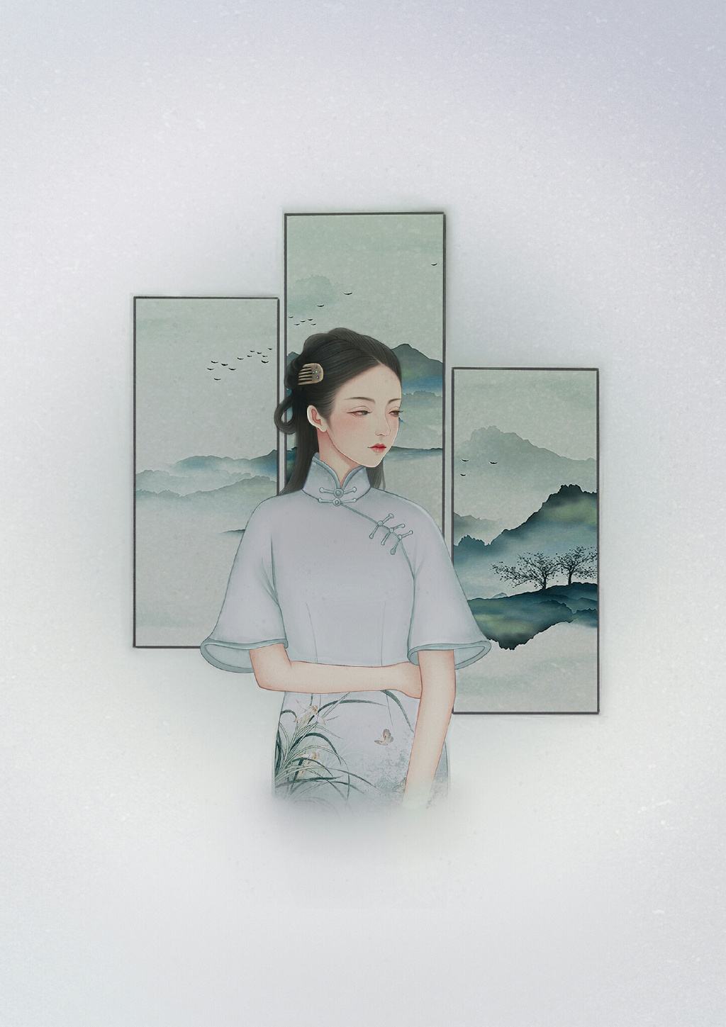 氣質(zhì)韻味的古風(fēng)女子，一組唯美高清古風(fēng)圖片