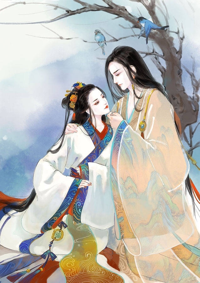 浪漫情侶古風(fēng)圖片，高清唯美古風(fēng)圖集