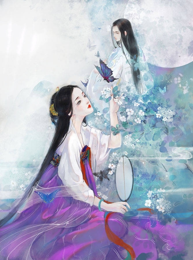 浪漫情侶古風(fēng)圖片，高清唯美古風(fēng)圖集