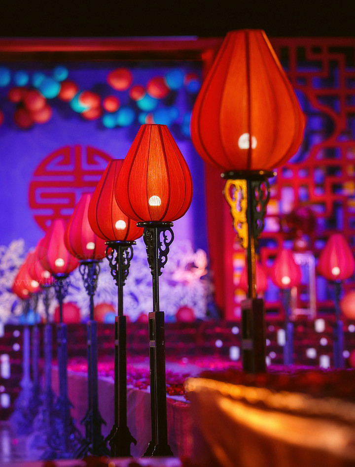 一場最美中國傳統(tǒng)婚禮，中式婚禮中的一角