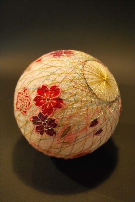 精美的手工手鞠球工藝品，絲線纏繞的藝術(shù)品！