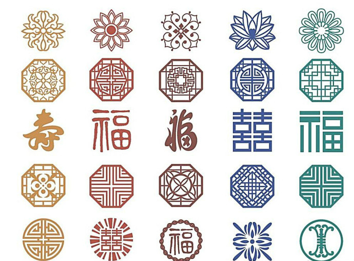 中國古典圖案欣賞，各具特色的中國傳統(tǒng)圖案