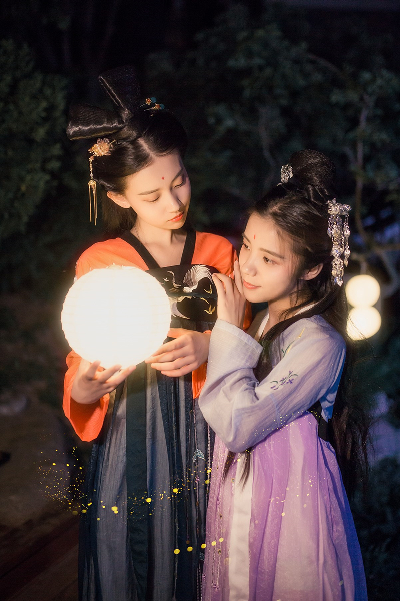 相知相伴女子古裝人物攝影