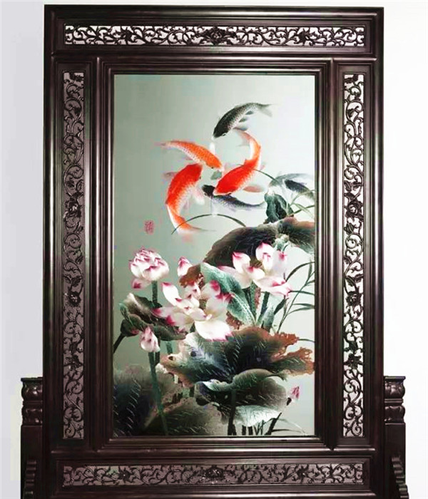 蜀繡大師——孟德芝，作品欣賞